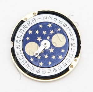 Ronda 788 Quartz Watch Movement, Date at 3, Moonphase at 12